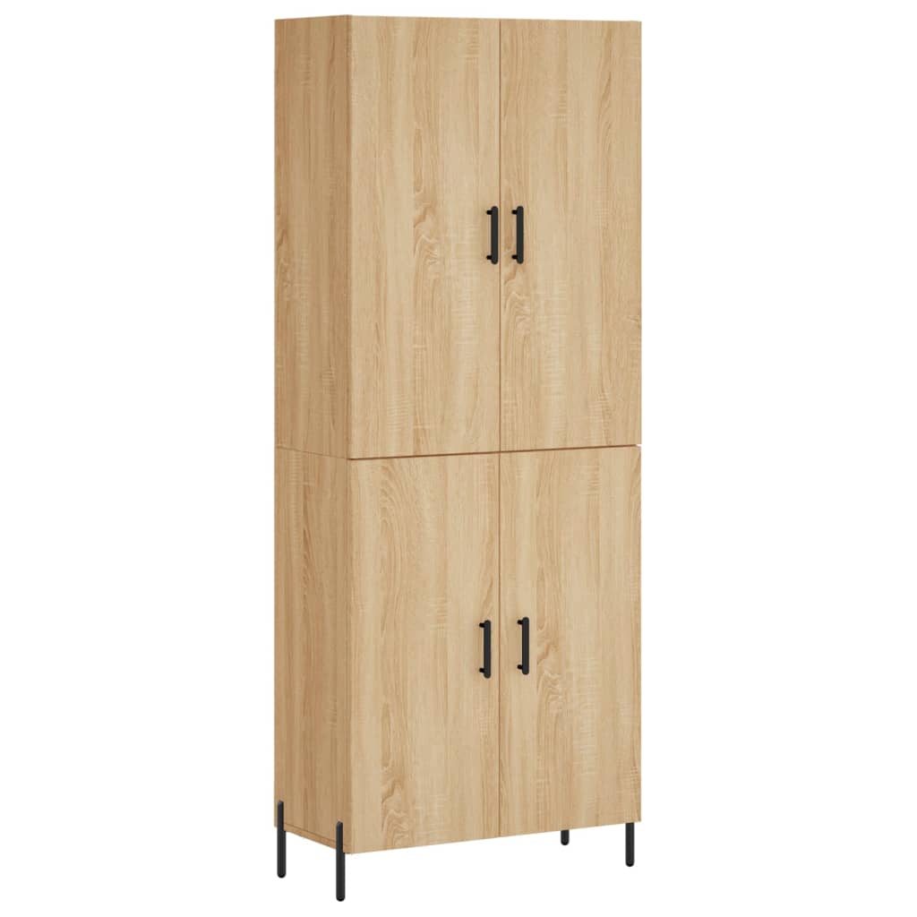 Aparador alto - Mueble de almacenamiento 69 Marrón
