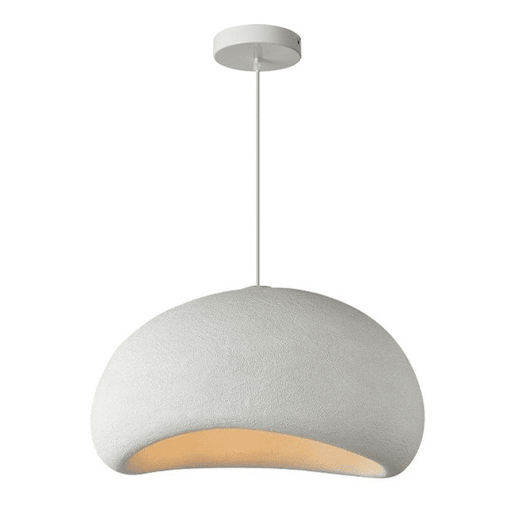 Candeeiro Pendente de Teto Branco 50x28 cm Moderno e Elegante para Sala de Estar