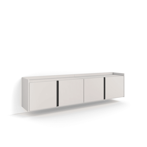 Móvel de TV, Muito espaço de arrumação, 207x35x50cm, Para televisores até 80, Suspensos, Estilo moderno, Bege Móvel de TV, Muito espaço de arrumação, 207x35x50cm, Para televisores até 80, Suspensos, Estilo moderno, Bege