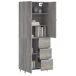 Aparador alto - Mueble de almacenamiento 69 Aparador alto - Mueble de almacenamiento 69 Roble/ Gris