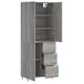 Aparador alto - Mueble de almacenamiento 69 Aparador alto - Mueble de almacenamiento 69 Roble/ Gris