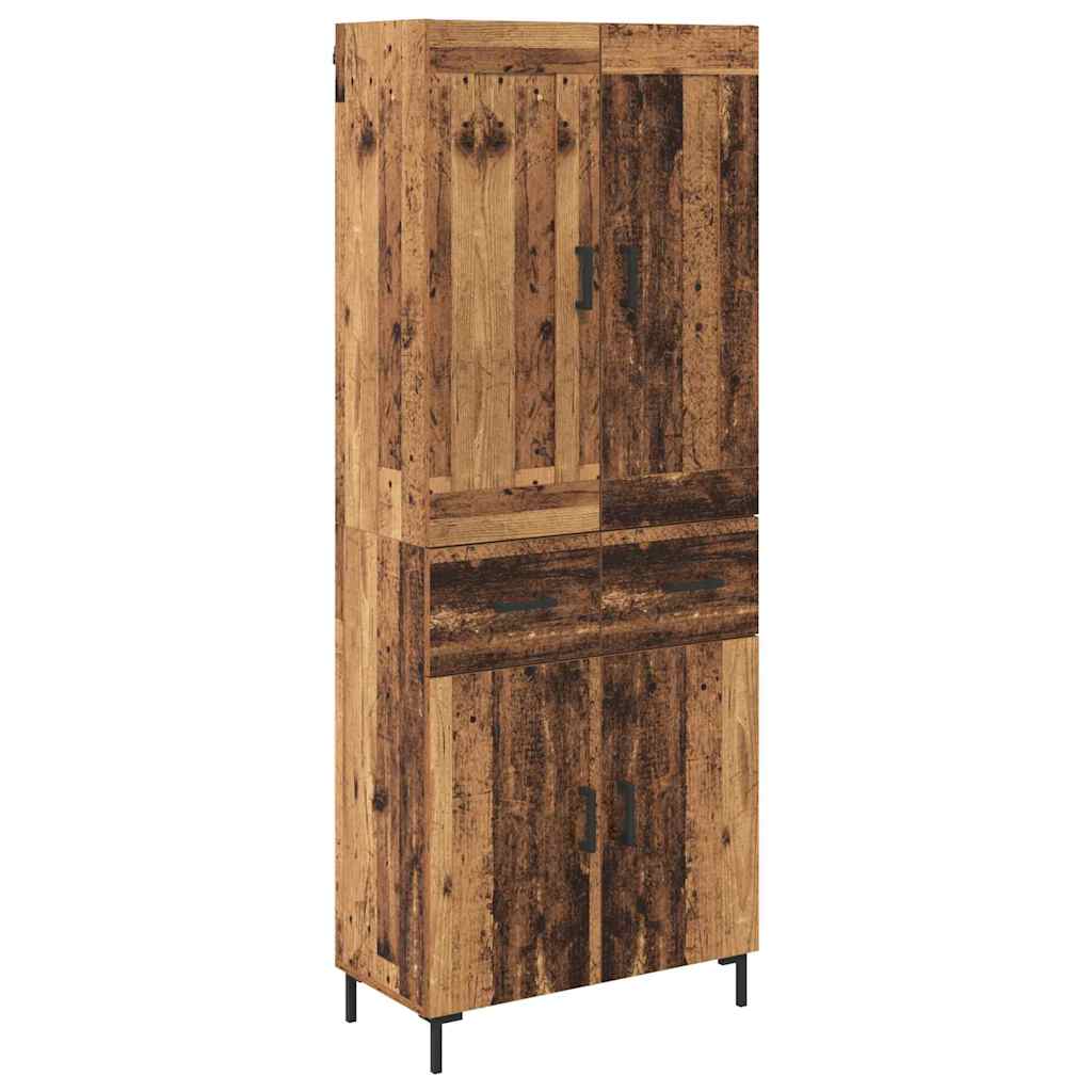 Aparador alto - Mueble de almacenamiento 2 pcs 69 Madera