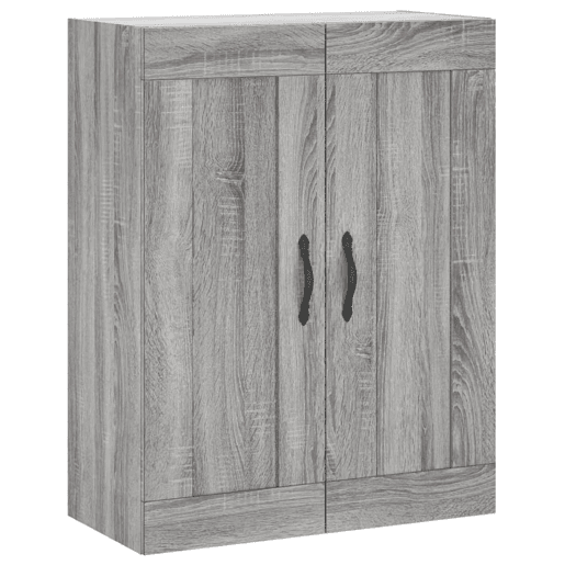 Armário alto - Bufete - Móvel de apoio 69,5x34x180 cm derivados de madeira sonoma cinza pt1131