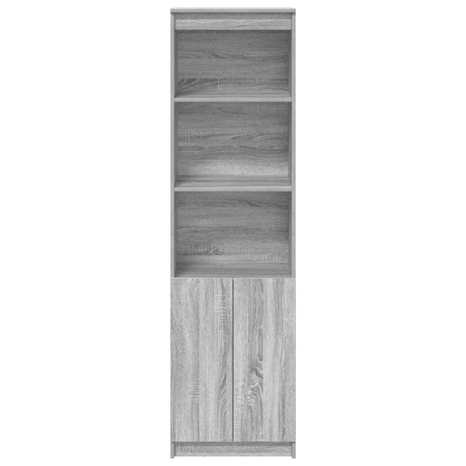 Aparador - Bufete - Móvei de apoio alto 50x35x180cm derivados de madeira sonoma cinzento pt3804