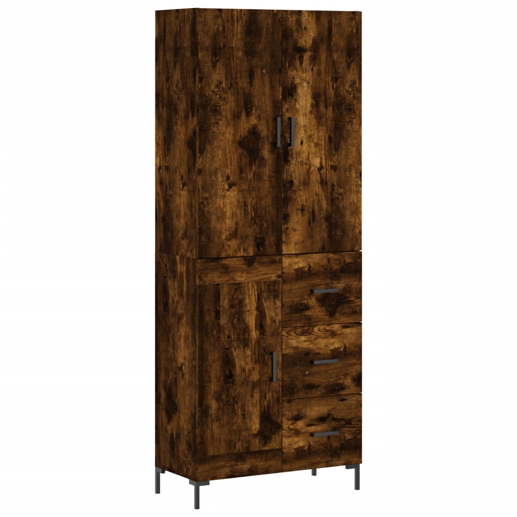 Aparador alto - Mueble de almacenamiento 69 Marrón