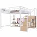 Cama alta para niños 251x146 Cama alta para niños 251x146 Blanco
