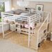 Cama alta para niños 251x146 Cama alta para niños 251x146 Blanco