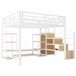 Cama alta para niños 251x146 Cama alta para niños 251x146 Blanco