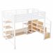 Cama alta para niños 251x146 Cama alta para niños 251x146 Blanco