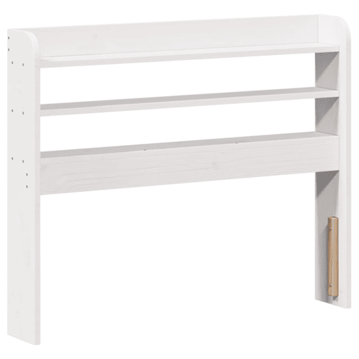 Estrutura de cama de solteiro para adultos c cabeceira 90x190 cm branco