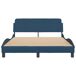 Estructura de cama individual para adultos 125x218 Estructura de cama individual para adultos 125x218 Azul