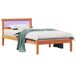 Estructura de cama simple para adultos 95x202 Estructura de cama simple para adultos 95x202 Marrón