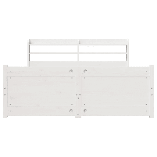Estrutura De Cama Dupla para adultos c cabeceira - 140x200 cm branco