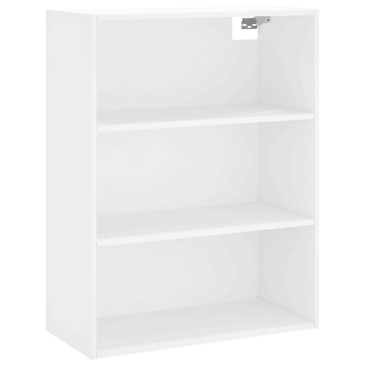 Armário alto - Bufete - Móvel de apoio 69,5x34x180 cm derivados de madeira branco pt626