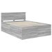 Estructura de cama matrimonial 163x210 Estructura de cama matrimonial 163x210 Roble/ Gris
