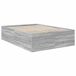 Estructura de cama matrimonial 163x210 Estructura de cama matrimonial 163x210 Roble/ Gris