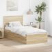 Estructura de cama simple para adultos 78x200 Estructura de cama simple para adultos 78x200 Madera Clara