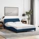 Estructura de cama matrimonial 145x208 Estructura de cama matrimonial 145x208 Azul