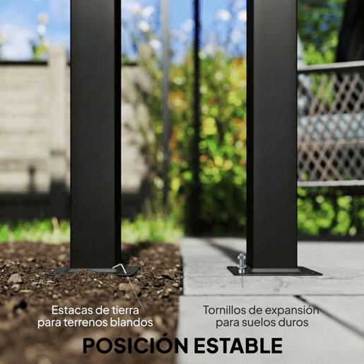 Outsunny Pérgola de Jardim 3x3 m com Teto Retrátil Estrutura de Aço Impermeável e Anti-UV para Terraço ou Pátio Bege