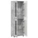 Aparador alto - Mueble de almacenamiento 60 Aparador alto - Mueble de almacenamiento 60 Blanco Brillo