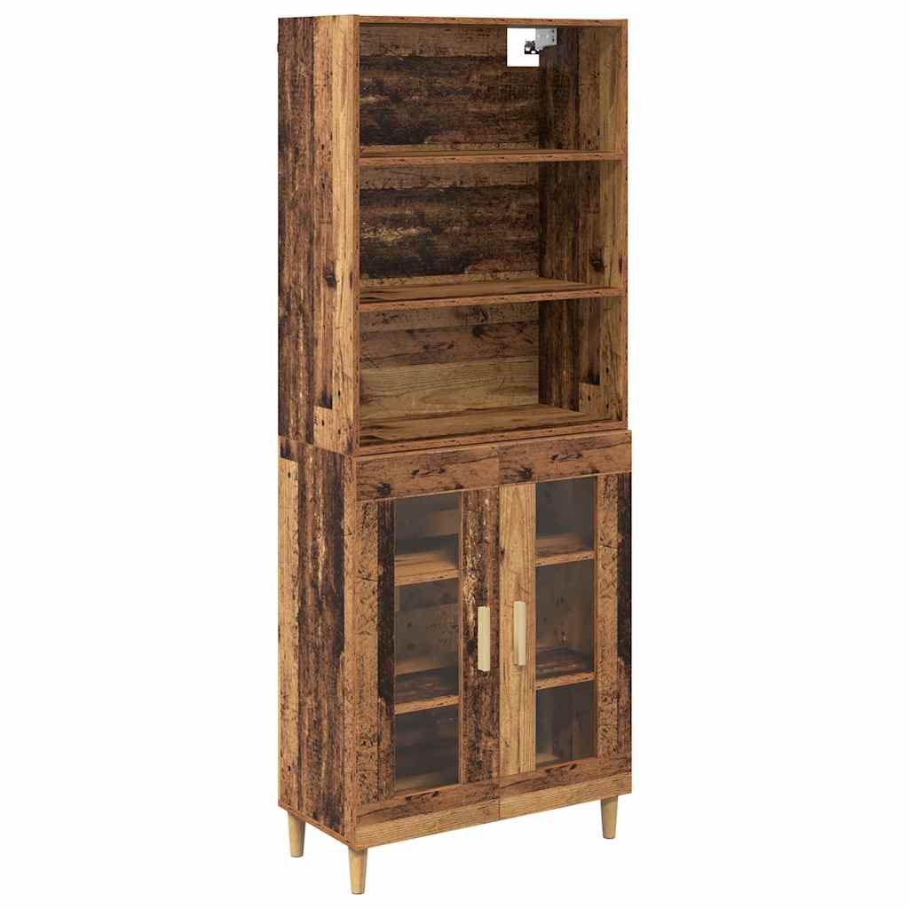 Aparador alto - Mueble de almacenamiento 69 Madera