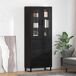 Aparador alto - Mueble de almacenamiento 2 pcs 69 Aparador alto - Mueble de almacenamiento 2 pcs 69 Blanco