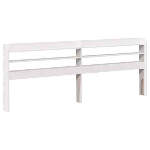 Estrutura De Cama Dupla para adultos c cabeceira - 180x200 cm branco Estrutura De Cama Dupla para adultos c cabeceira - 180x200 cm branco