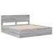 Estructura de cama matrimonial 203x210 Estructura de cama matrimonial 203x210 Roble/ Gris