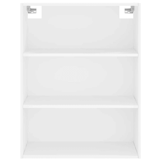 Armário alto - Bufete - Móvel de apoio 69,5x34x180 cm derivados de madeira branco pt627