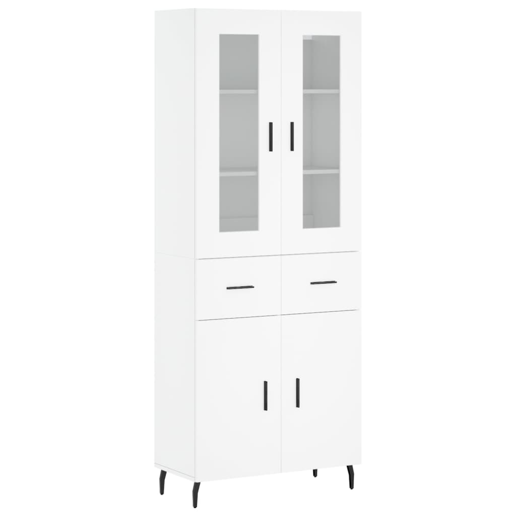 Aparador alto - Mueble de almacenamiento 69 Blanco