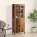 Aparador alto - Mueble de almacenamiento 2 pcs 69 Aparador alto - Mueble de almacenamiento 2 pcs 69 Madera