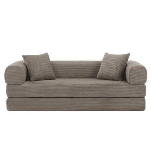 Sofá 3 Plazas - Sofá Tatami Convertible en Cama, Ideal para Sala de Estar y Dormitorio - Color Taupe Sofá 3 Plazas - Sofá Tatami Convertible en Cama, Ideal para Sala de Estar y Dormitorio - Color Taupe