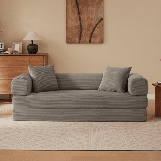 Sofá 3 Plazas - Sofá Tatami Convertible en Cama, Ideal para Sala de Estar y Dormitorio - Color Taupe Sofá 3 Plazas - Sofá Tatami Convertible en Cama, Ideal para Sala de Estar y Dormitorio - Color Taupe