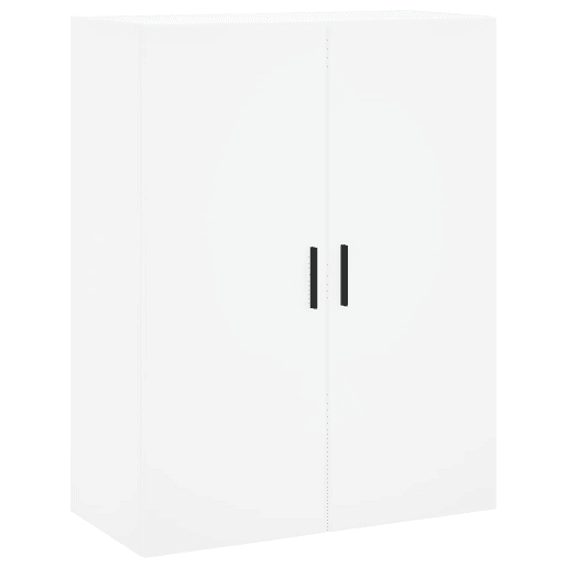 Armário alto - Bufete - Móvel de apoio 69,5x34x180 cm derivados de madeira branco pt650