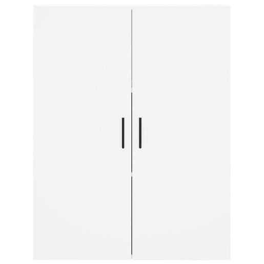 Armário alto - Bufete - Móvel de apoio 69,5x34x180 cm derivados de madeira branco pt650