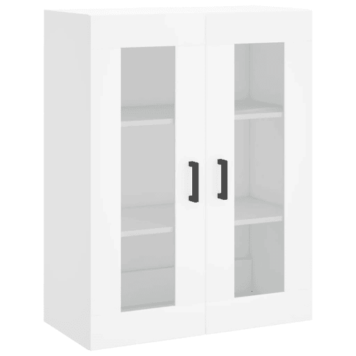 Armário alto - Bufete - Móvel de apoio 69,5x34x180 cm derivados de madeira branco pt686 Armário alto - Bufete - Móvel de apoio 69,5x34x180 cm derivados de madeira branco pt686