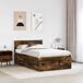 Estructura de cama individual para adultos 123x210 Estructura de cama individual para adultos 123x210 Marrón
