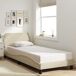 Estructura de cama individual para adultos 85x218 Estructura de cama individual para adultos 85x218 Crema