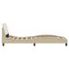 Estructura de cama individual para adultos 85x218 Estructura de cama individual para adultos 85x218 Crema
