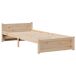 Estructura de cama individual para adultos 100x218 Estructura de cama individual para adultos 100x218 Marrón