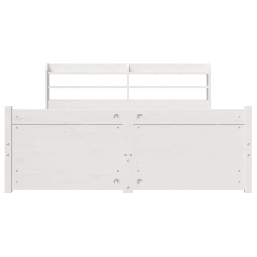 Estrutura De Cama Dupla para adultos c cabeceira - 140x190 cm branco