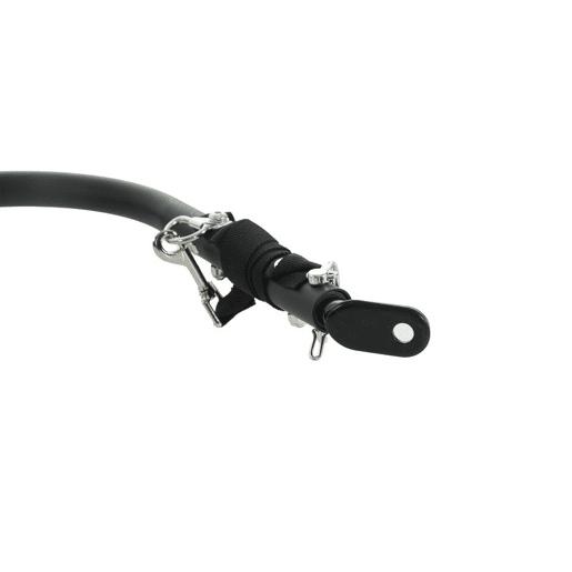SPORTNOW Reboque para Bicicleta de Carga 40 kg, Carrinho de Mão de Aço com Bandeira Vermelha, Rodas de 16 Polegadas, para Transporte de Bagagem, para Bicicletas de 22 a 28 Polegadas, 145x60x42 cm, Preto