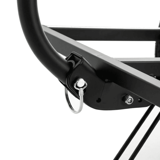 SPORTNOW Reboque para Bicicleta de Carga 40 kg, Carrinho de Mão de Aço com Bandeira Vermelha, Rodas de 16 Polegadas, para Transporte de Bagagem, para Bicicletas de 22 a 28 Polegadas, 145x60x42 cm, Preto