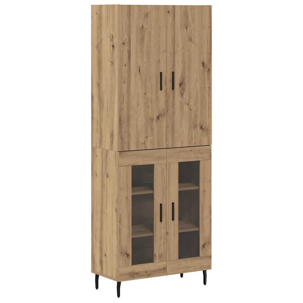 Aparador alto - Mueble de almacenamiento 69 Roble Artisan