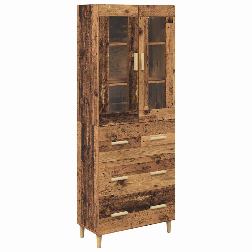 Aparador alto - Mueble de almacenamiento 69 Madera