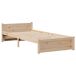 Estructura de cama individual para adultos 85x208 Estructura de cama individual para adultos 85x208 Marrón
