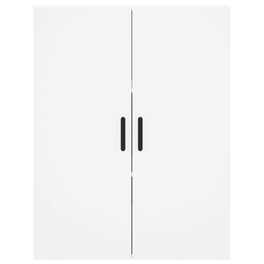 Armário alto - Bufete - Móvel de apoio 69,5x34x180 cm derivados de madeira branco pt649