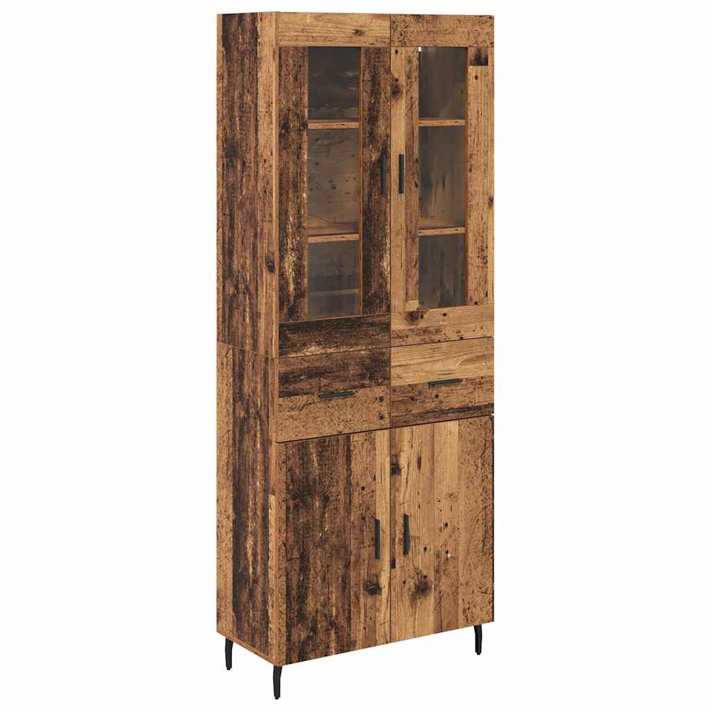 Aparador alto - Mueble de almacenamiento 69 Madera