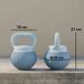Kettlebell Plástico, Arena Metálica SPORTNOW Kettlebell Plástico, Arena Metálica SPORTNOW Azul