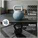 Kettlebell Plástico, Arena Metálica SPORTNOW Kettlebell Plástico, Arena Metálica SPORTNOW Azul